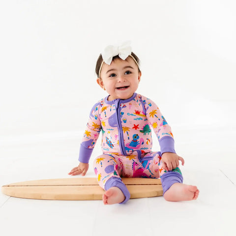 Diva Dinos Bamboo Convertible Footie