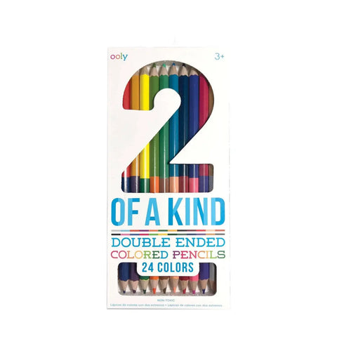 2 of a Kind Double Ended Colored Pencils - OOLY