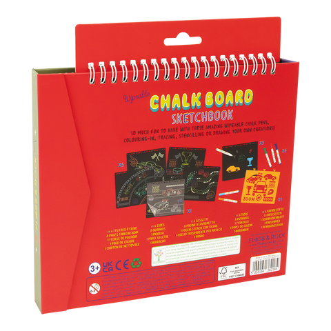 Chalk Board Sketchbook - Cars