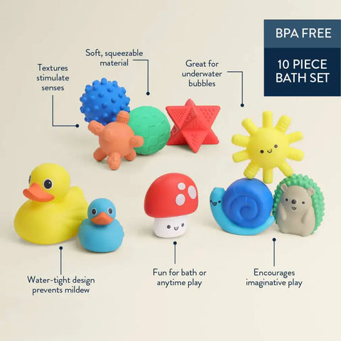 Itzy Splash™ Gift Set - Soft Bath Toys