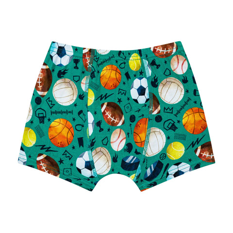 Sports Bamboo Boxer Brief Set for Boys