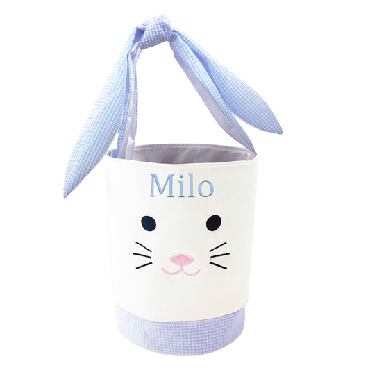 Easter Bunny Basket (Blue)