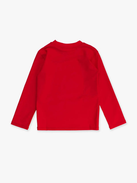 Long Sleeve Rash Guard - Vintage Red