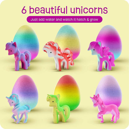 Unicorn Hatching Surprise Eggs (6 Pack)