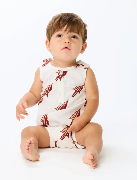FSU Spear Henley Romper