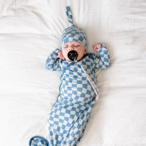 Newborn Knotted Gown - Miles