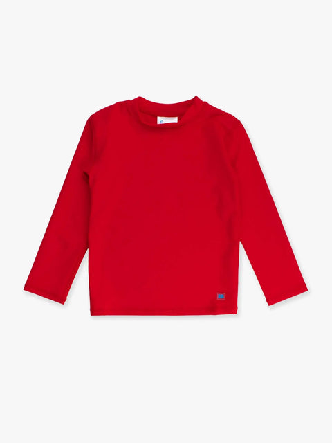 Long Sleeve Rash Guard - Vintage Red