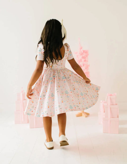 Puff Dress in Sugar Plum