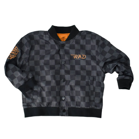 Waterproof Letterman Jacket (Checkers)