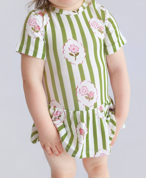 Baby Bamboo Tulle Bodysuit Dress - Rosie's Meadow