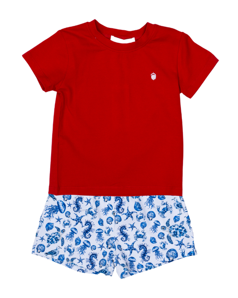 Navy & Nautical Short Set