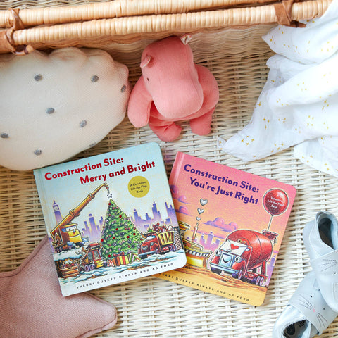 Construction Site Merry & Bright Christmas Book