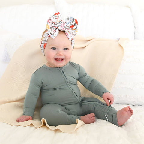 Eucalyptus Zip Bamboo Pajamas