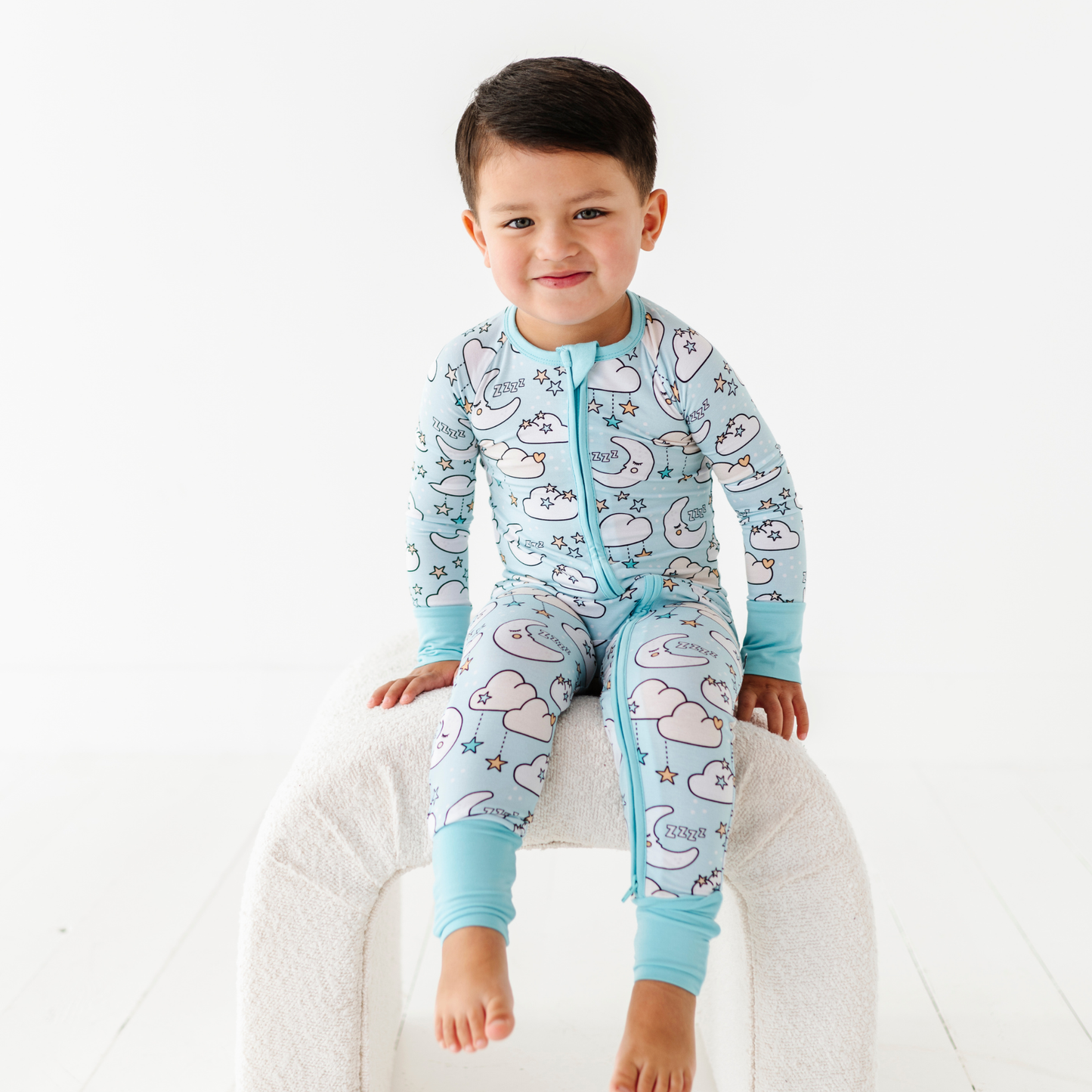 Blue Starry Slumber Convertible Footie