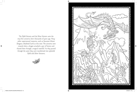 Magical Unicorn Society Official Coloring Book