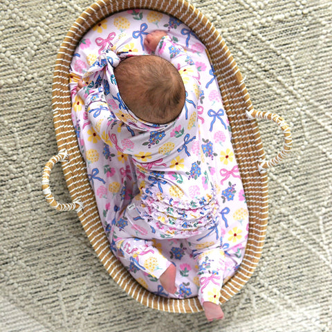 Evie Ruffle Zip Bamboo Pajama