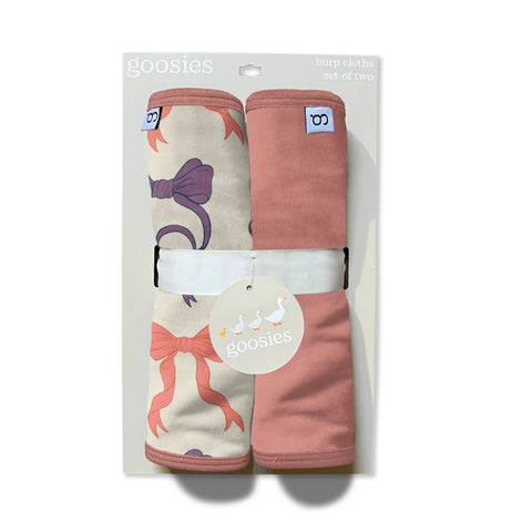 Bows Burp Cloth Set