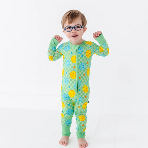Electric Smiles Convertible Footies