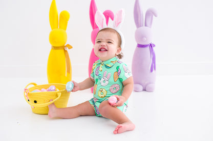 Easter Sweets Polo Shortie Romper