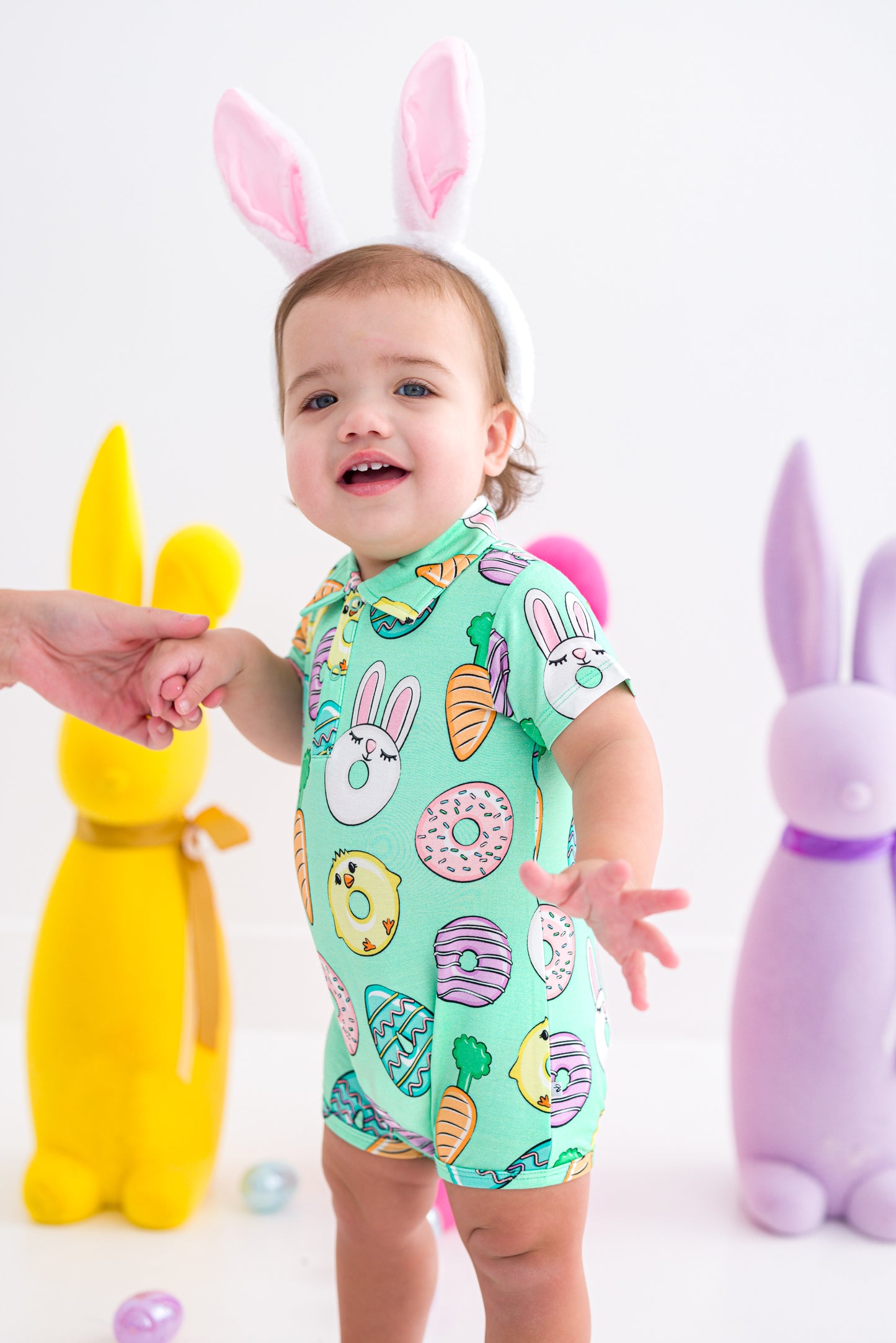 Easter Sweets Polo Shortie Romper