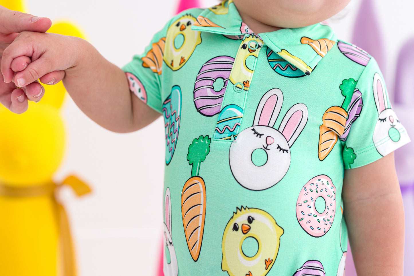 Easter Sweets Polo Shortie Romper