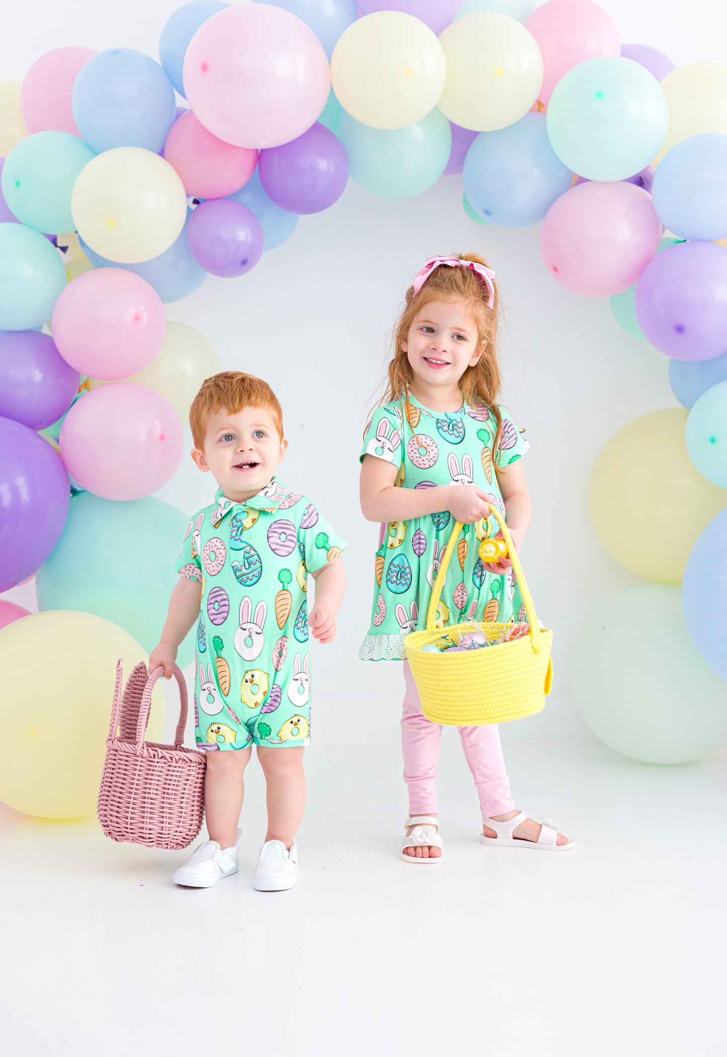 Easter Sweets Polo Shortie Romper