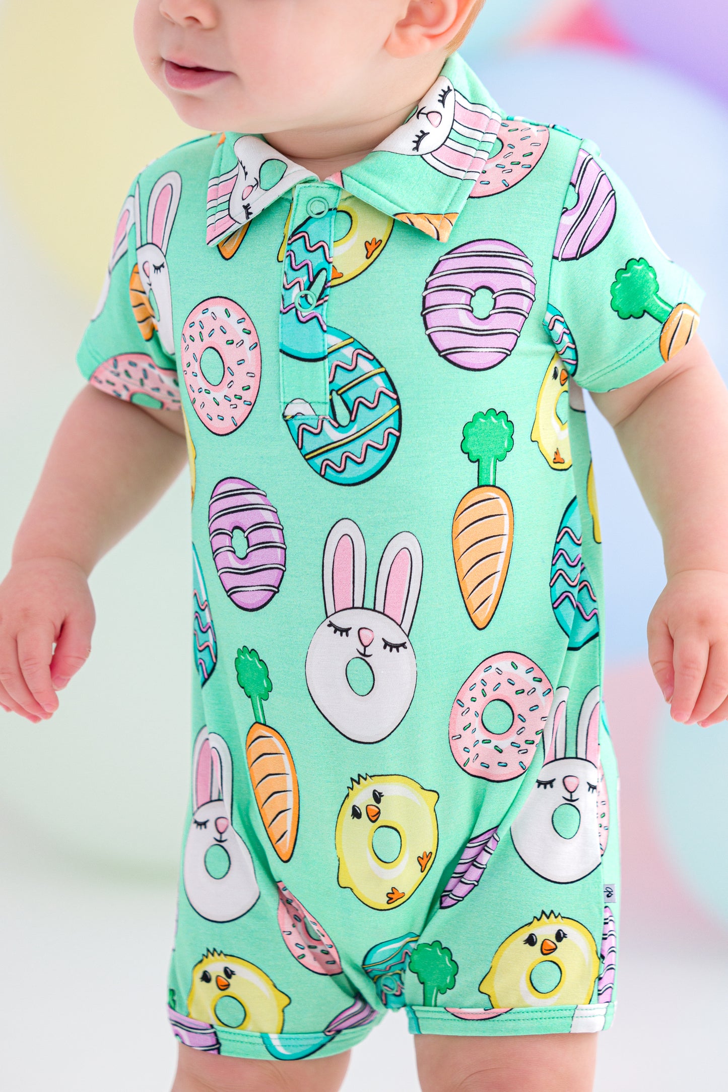 Easter Sweets Polo Shortie Romper