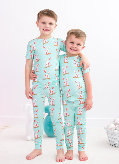 Baseball Bunnies 2 Piece Pajamas