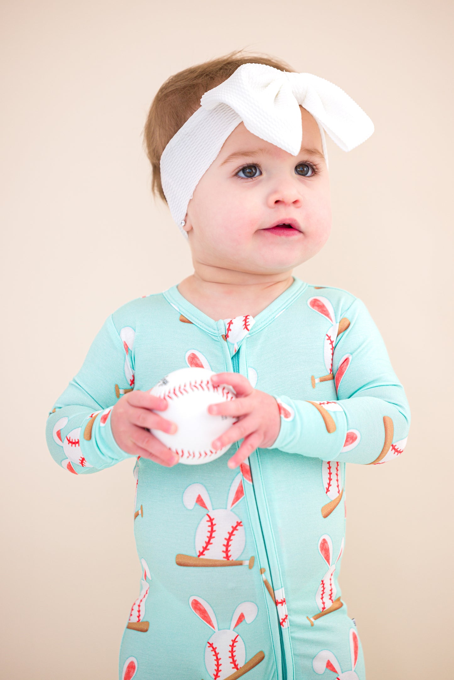 Baseball Bunnies Convertible Romper