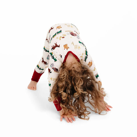 On the Farm Bamboo Convertible Baby Pajamas