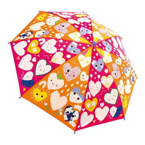 Color Changing Umbrella - Hearts