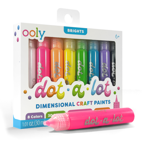 Dot-A-Lot Dimensional Craft Paint - Bright