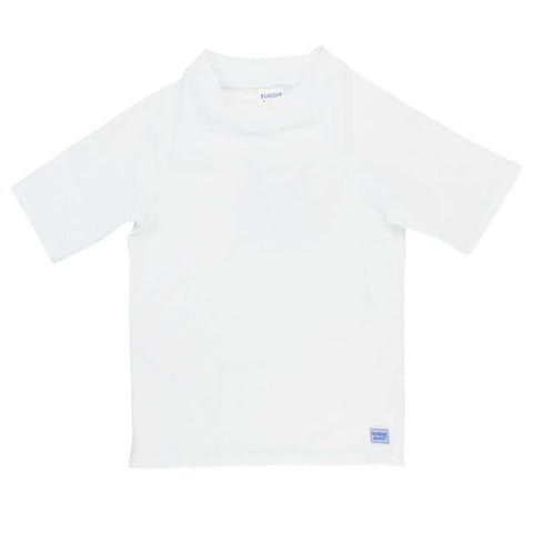 Short Sleeve Rash Guard - White