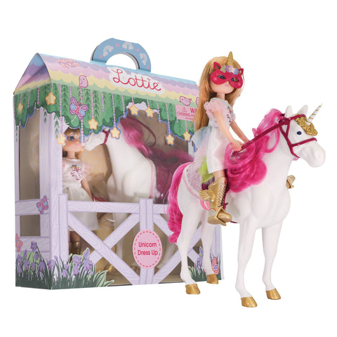 Unicorn Dress Up Lottie Doll