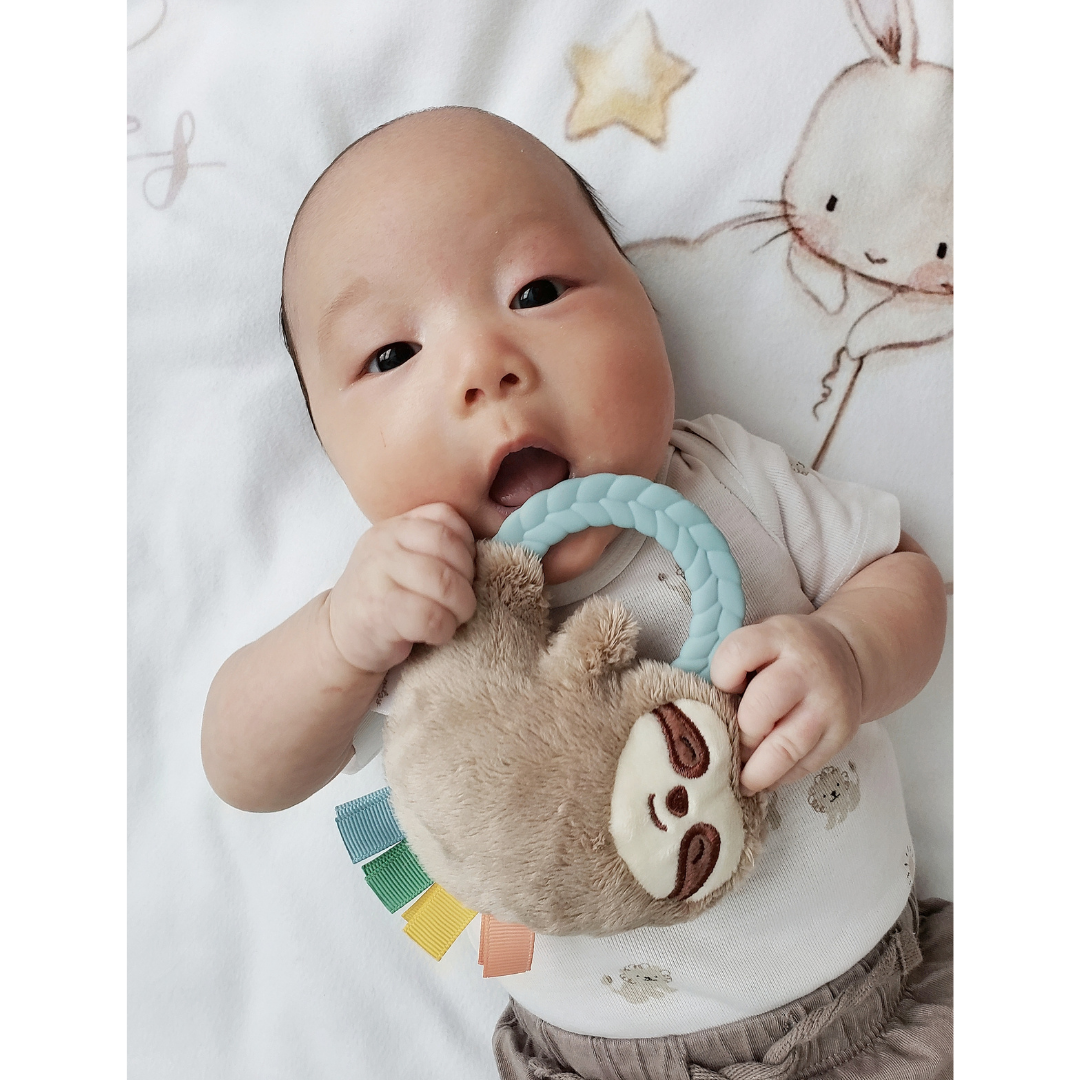 Ritzy Rattle Pal™ Plush Rattle Pal with Teether: Sloth