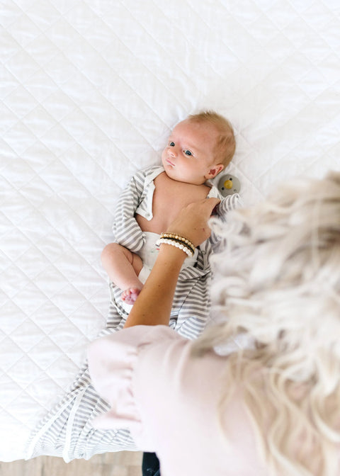 Newborn Knotted Gown - Everest