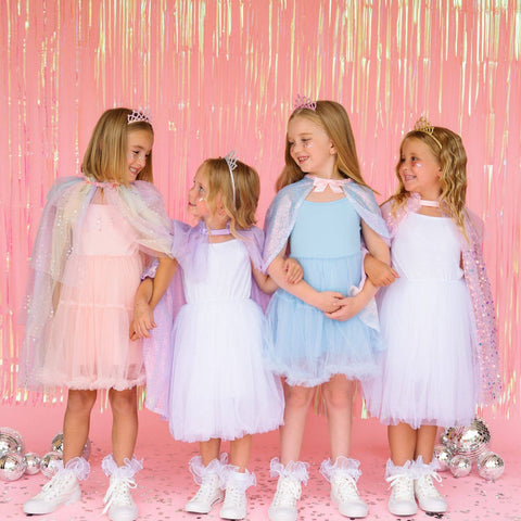 Lavender Dress Up Sequin Cape for Kids