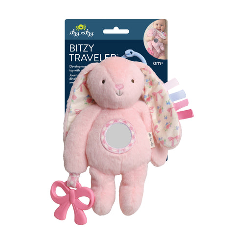 Bitzy Traveler™ - Pink Bunny