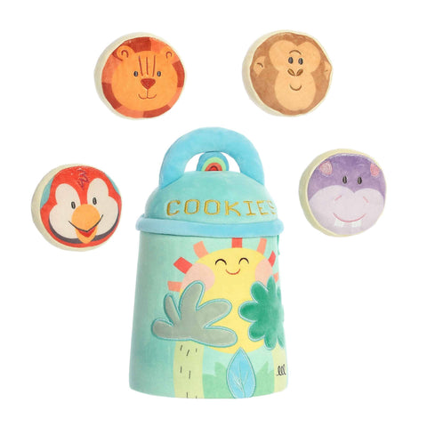 My Safari Cookie Jar Plush Activity Set
