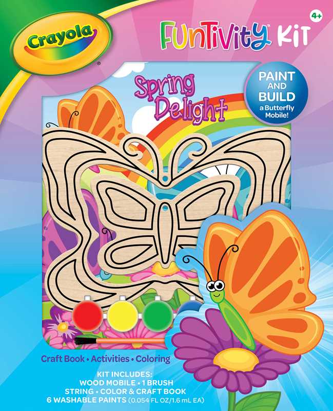 Crayola Funtivity Kit: Spring Delight Activity Book