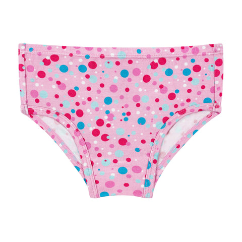 Girls Bamboo Undies - Turquoise Donuts