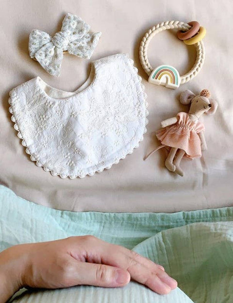 Ritzy Rattle™ Silicone Teething Rattle - Highland Cow