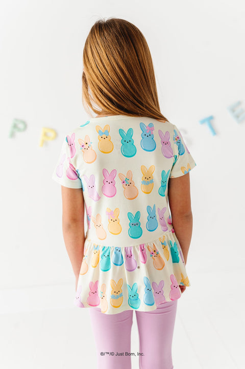 Pastel PEEPS™ Peplum Top