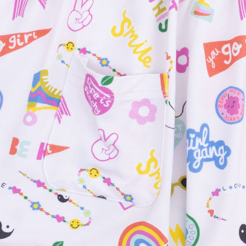 Twirly Dress with Cartwheel Short - Girl Power