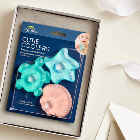 Cutie Coolers™ (3-pack) Water Filled Teethers - Seaside