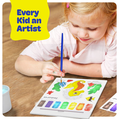 Mess-Free Paint with Water Coloring Book