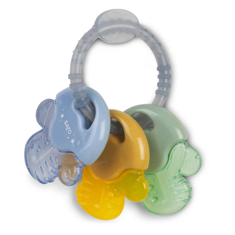 Water Teether Keys Misty Blue