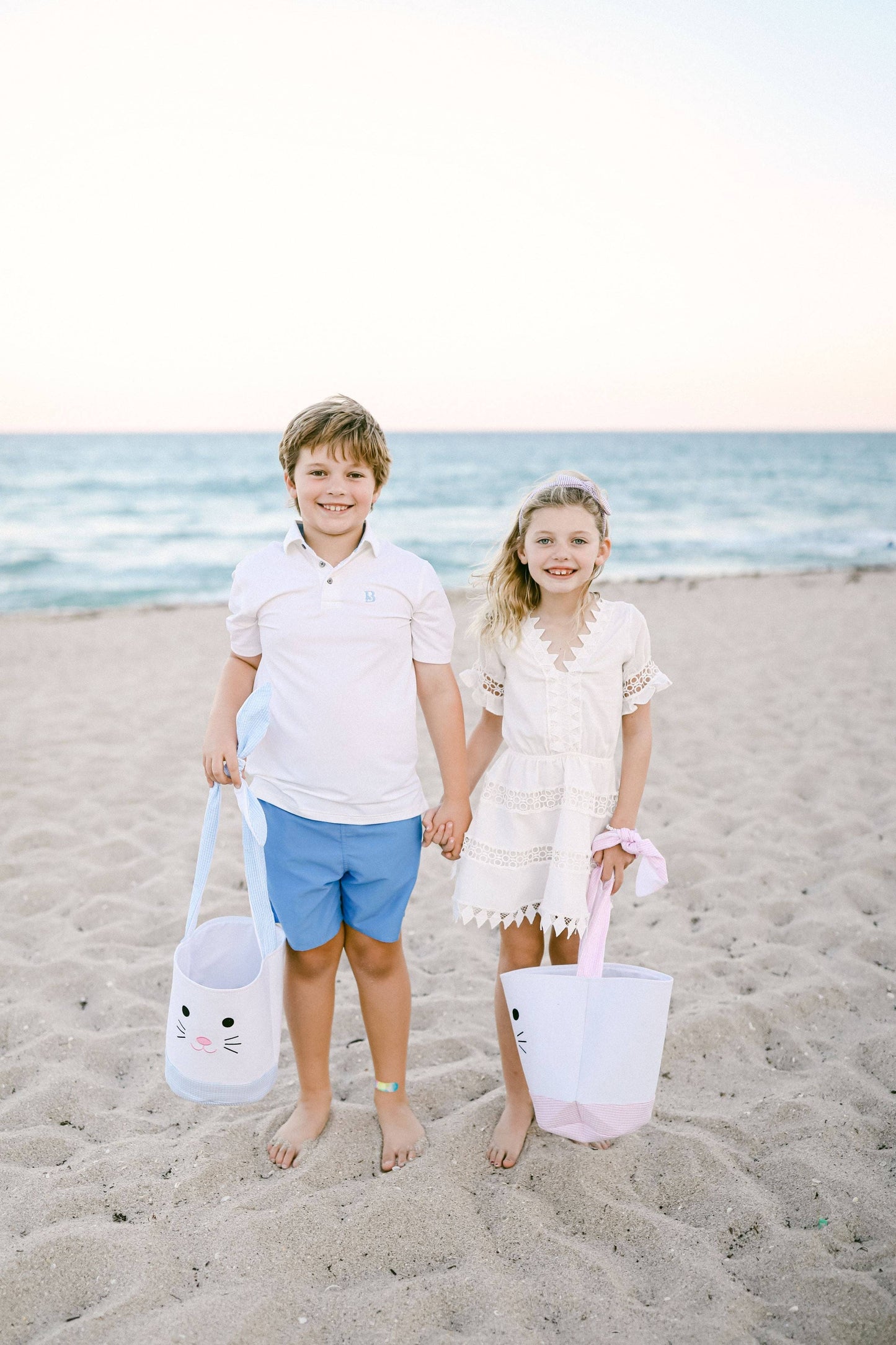 Easter Bunny Basket (Pink)