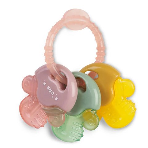 Water Teether Keys Blossom Pink