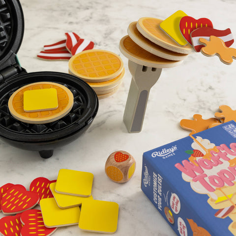 Waffle Topple Stacking Game for Kids